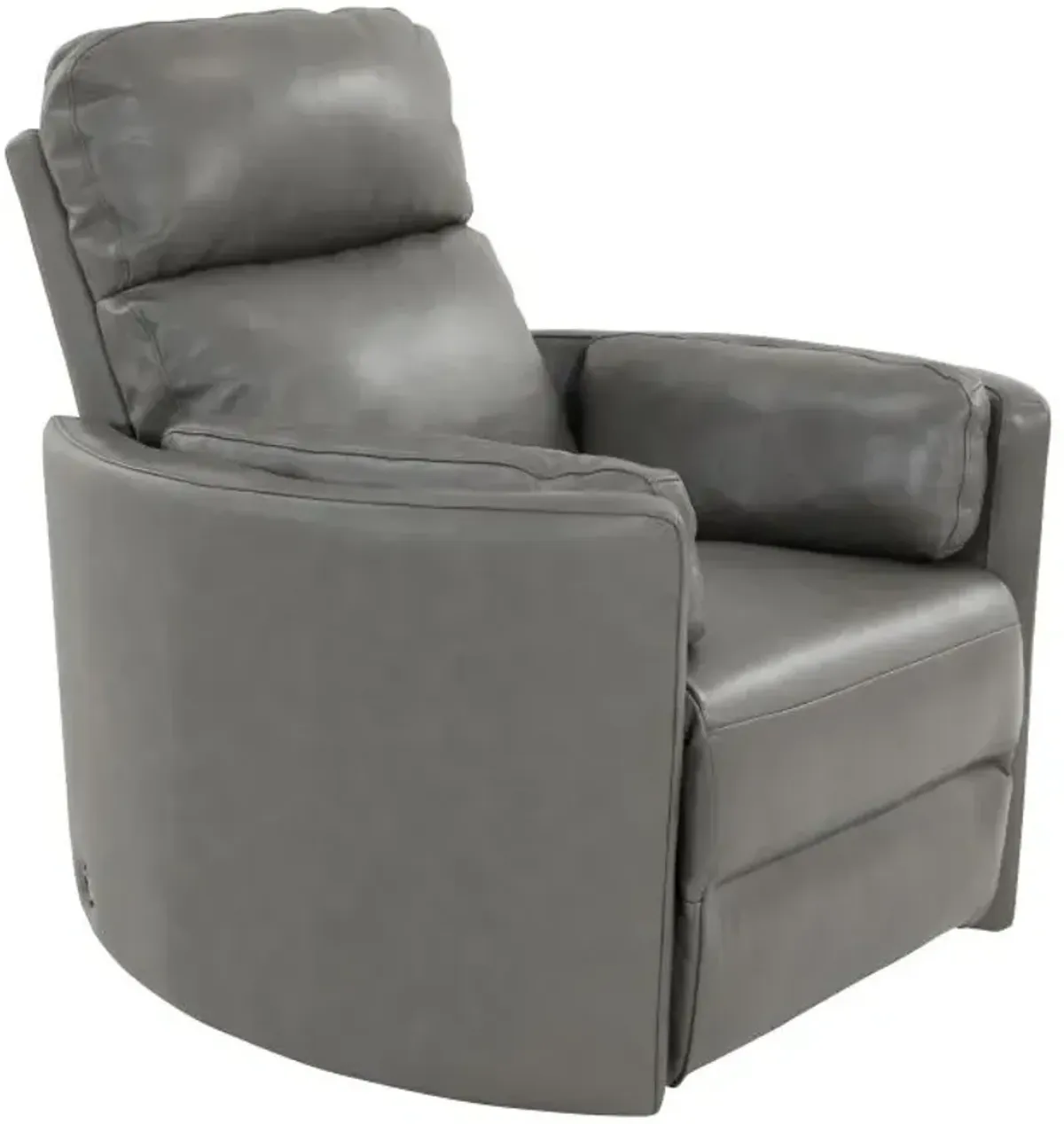 Oracle Leather 240-Degrees Swivel Glider Power Recliner