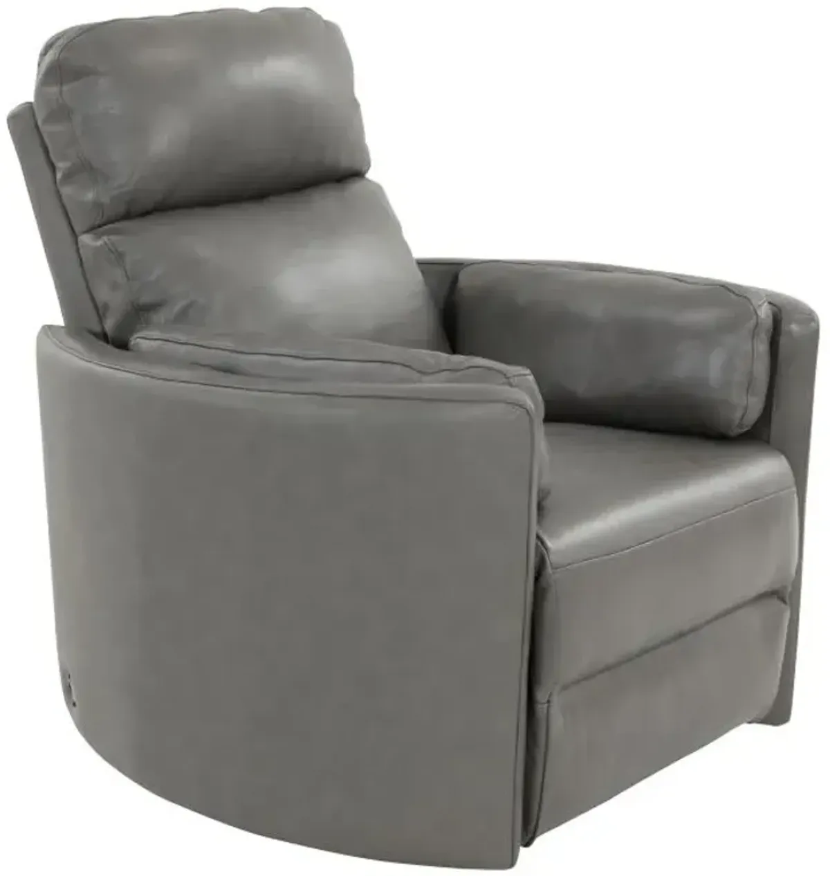 Oracle Leather 240-Degrees Swivel Glider Power Recliner