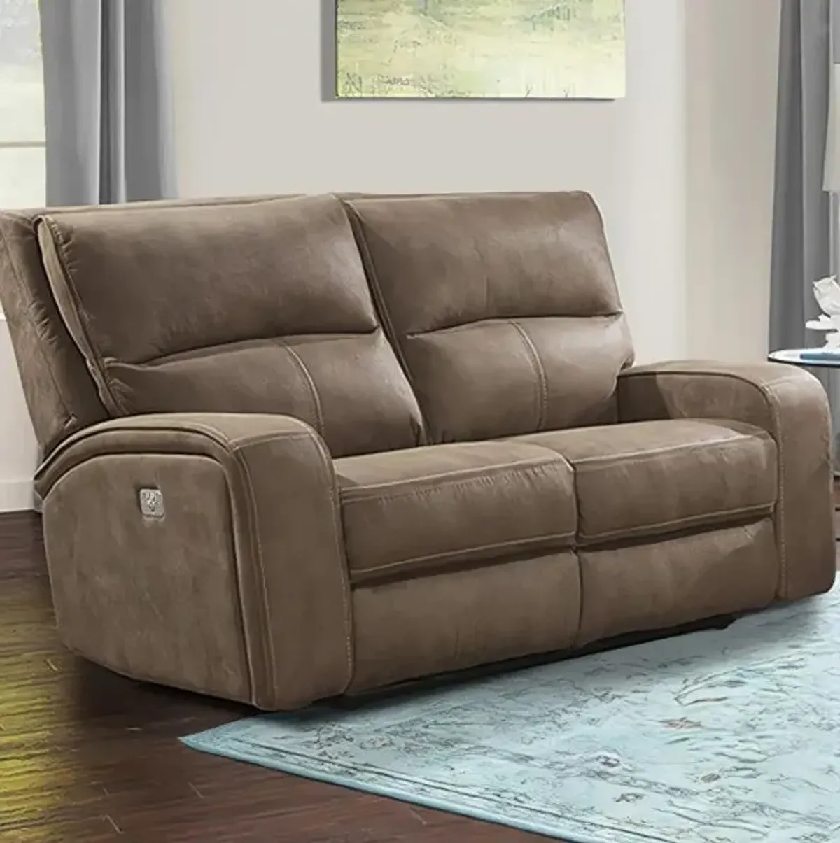 Dawson Power Loveseat With USB Ports