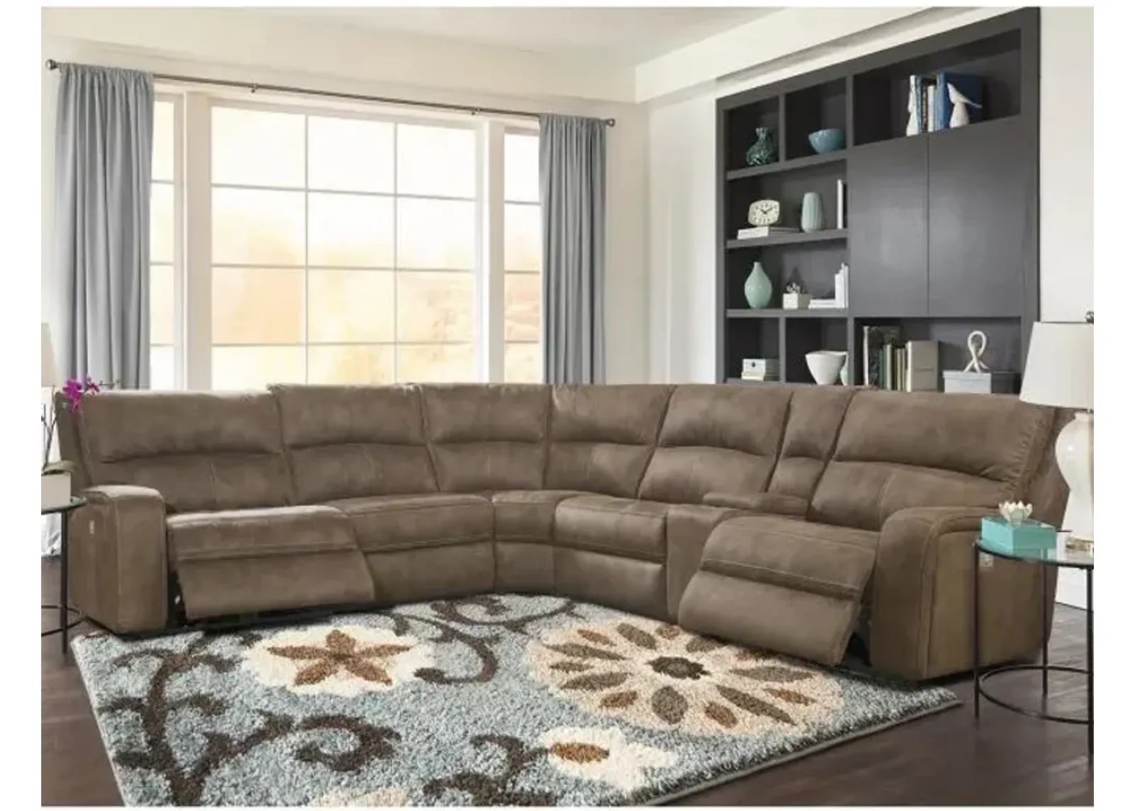 Dawson 6pc Power Reclining Sectional