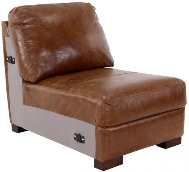 Landmark Leather Armless Chair