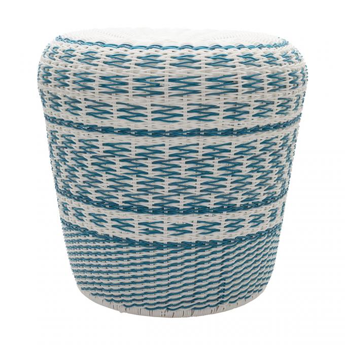 Rosdale Blue Indoor/Outdoor Stool