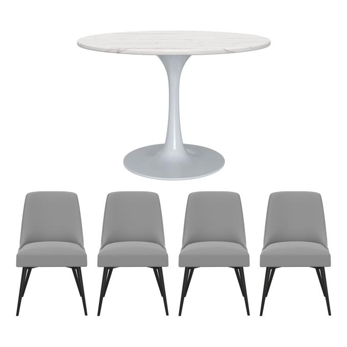 Zola Dining Set Stone