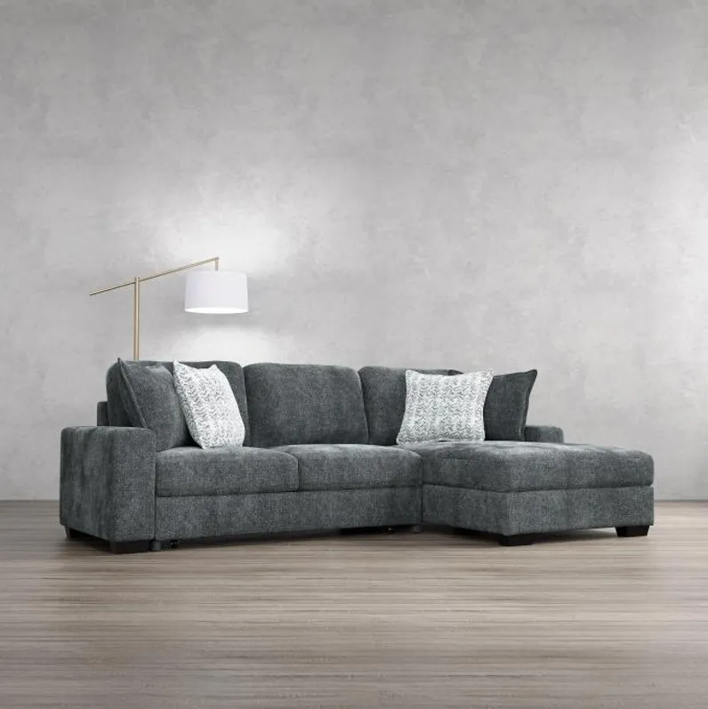 Slumber 2pc Sofa with Storage Chaise