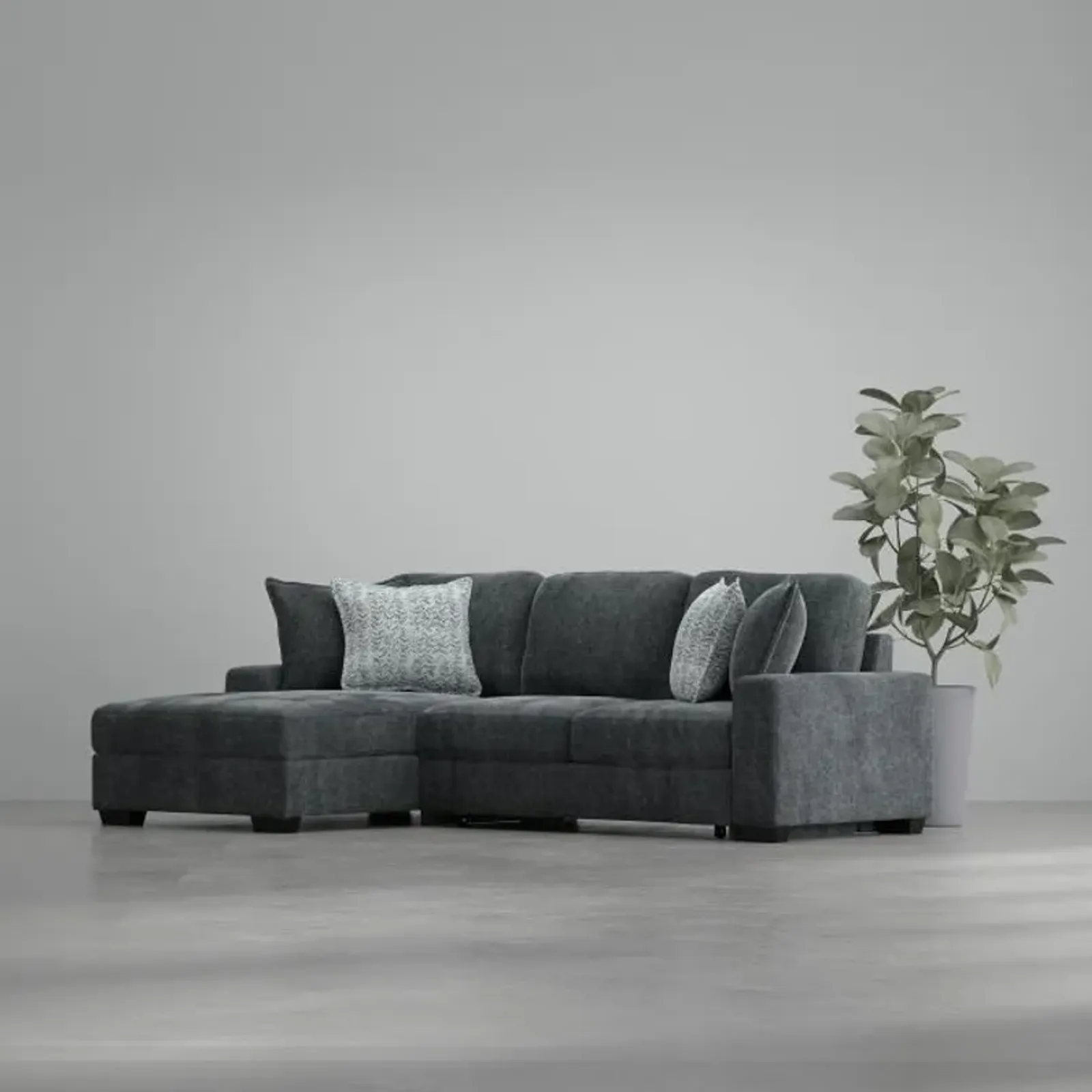 Slumber 2pc Sofa with Left Storage Chaise