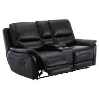 Holt Manual Motion Loveseat with Console