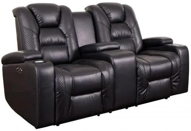 Victory Power Reclining Console Loveseat with Power Headrests