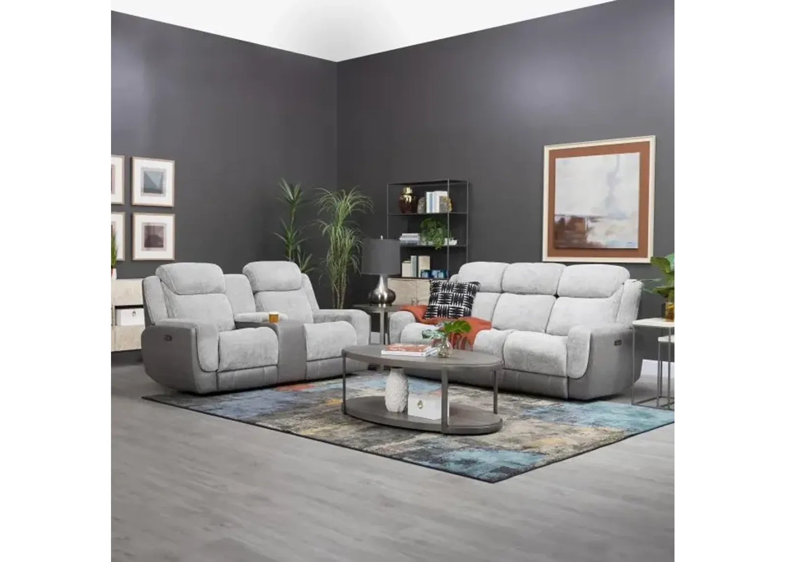 Devin Power Reclining Living Room Set