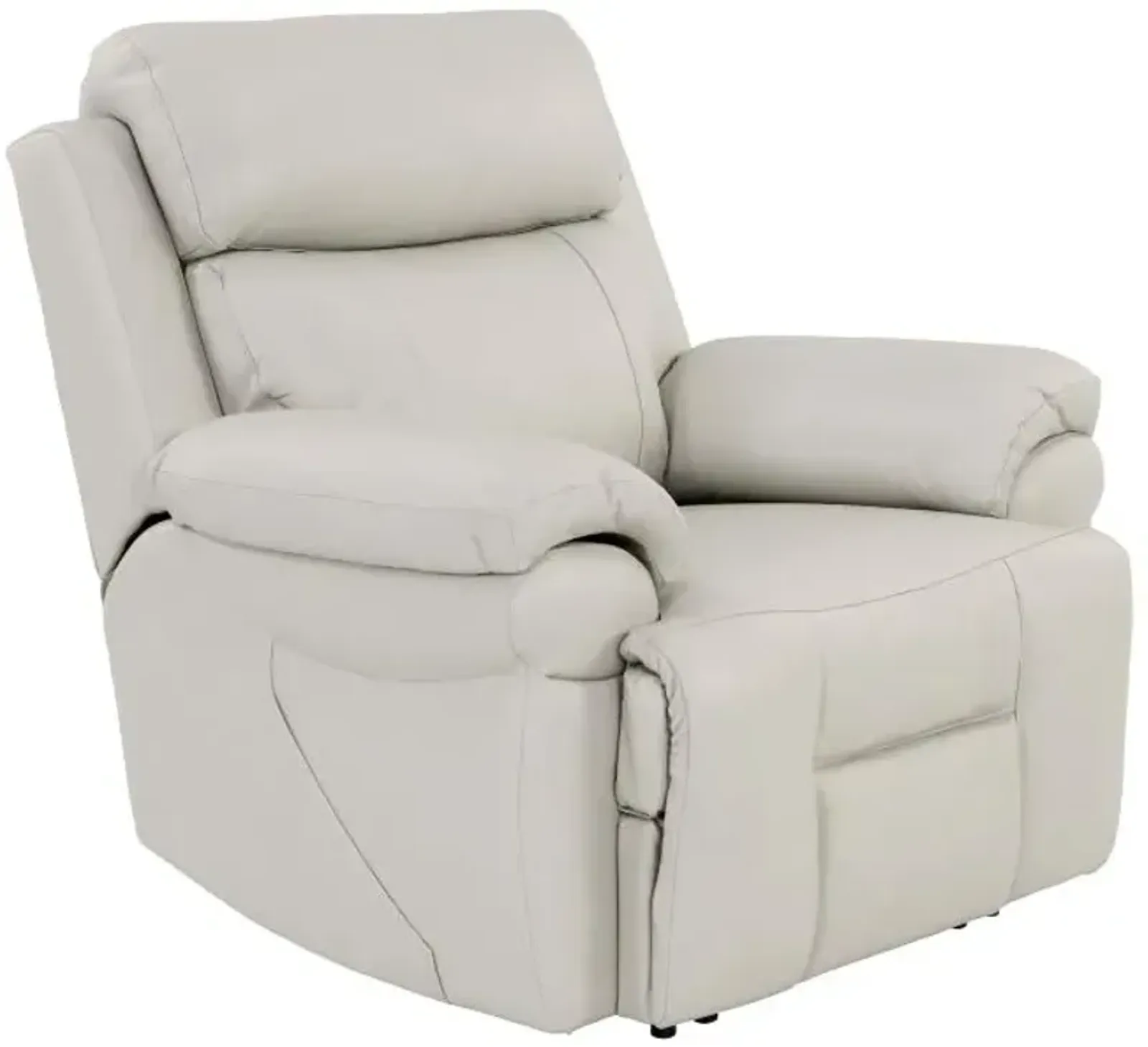 Stanton Power Leather Recliner with Heat & Massage