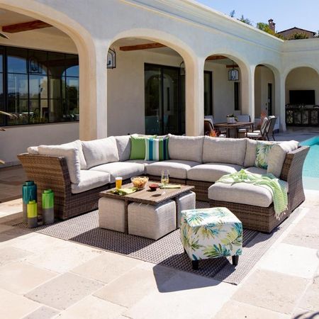 Cabo 6pc Sectional & Ottoman