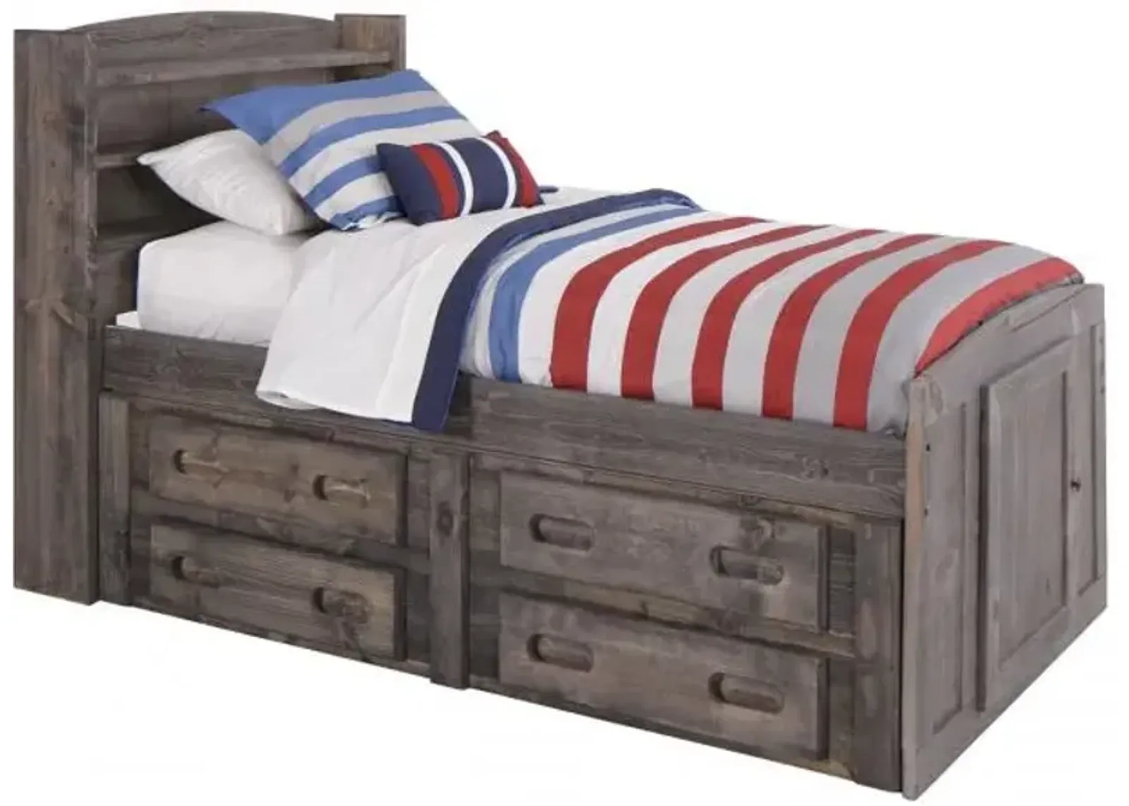 Wrangler Full Captain's Storage Bed