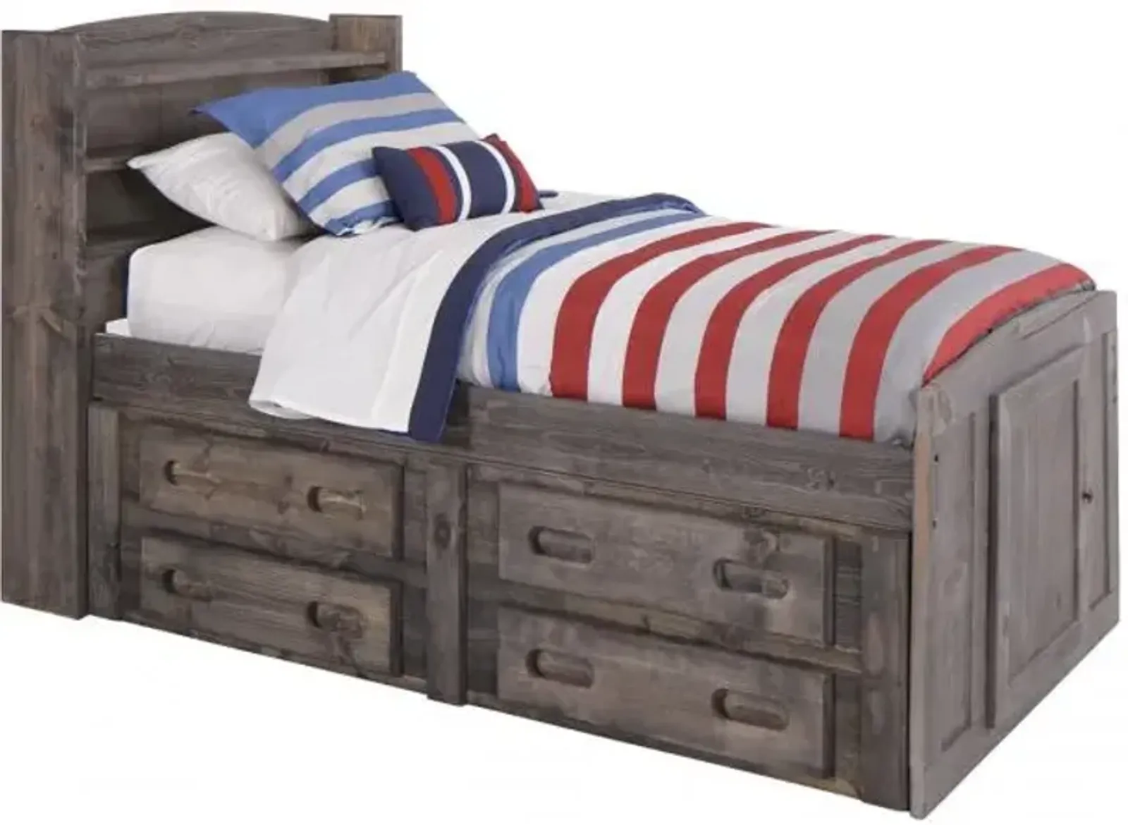 Wrangler Full Captain's Storage Bed