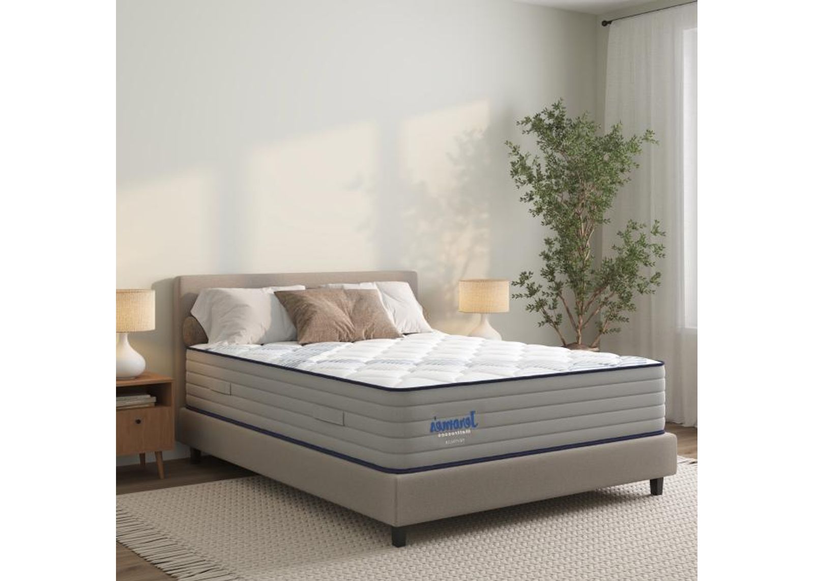 Revitalize Firm California King Mattress & Clarity II Adjustable Power Base