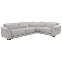 Paradigm 4pc Power Reclining Leather Sectional
