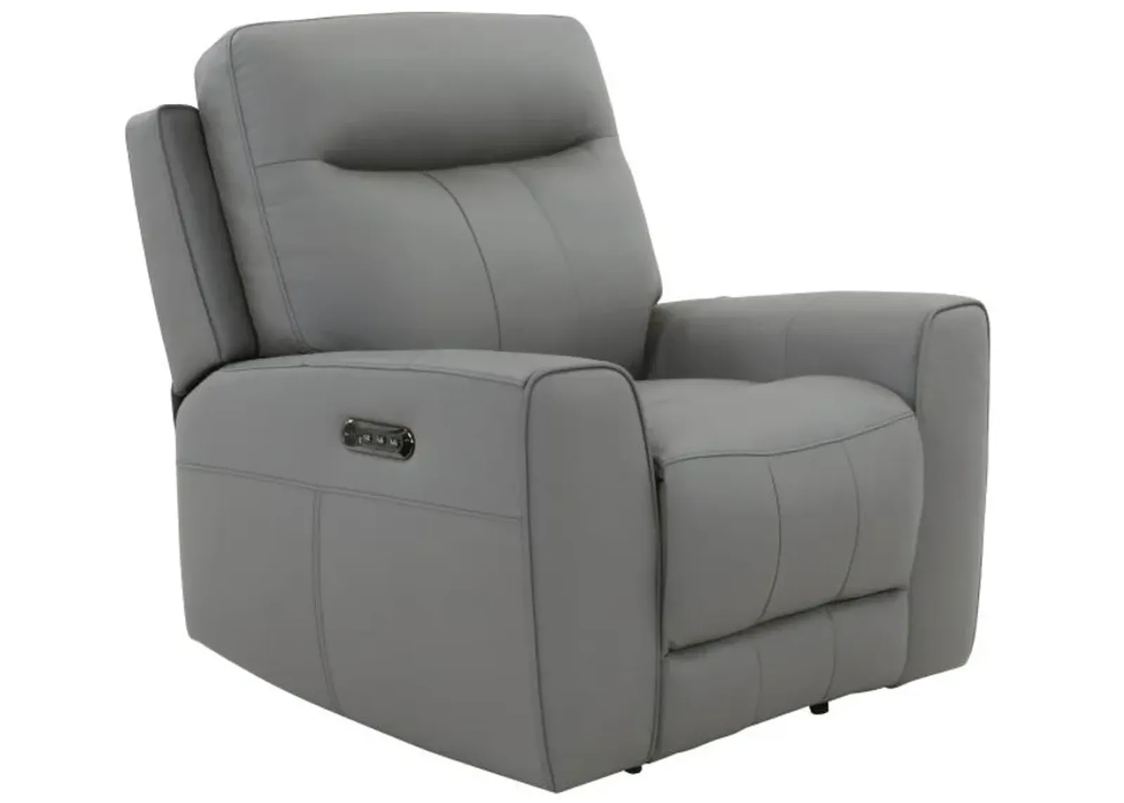 Keaton Leather Power Recliner with Power Lumbar