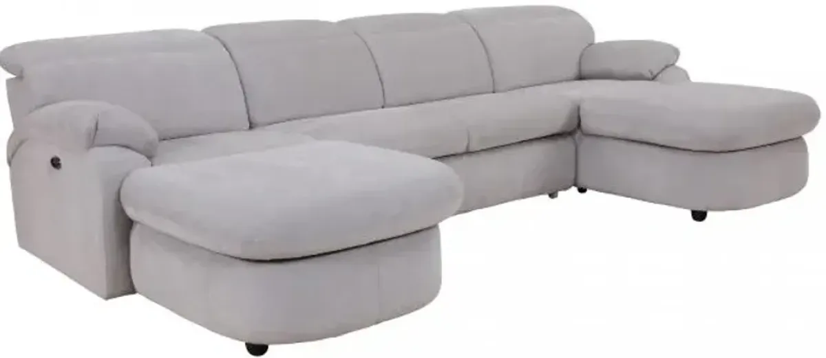 Paige Double Chaise With Sleeper Sectional