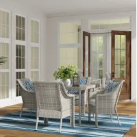 Palmetto 5pc Outdoor Set: Table & 4 Chairs