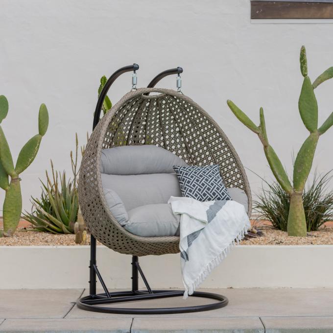 Sea Wall Outdoor Double Basket Chair