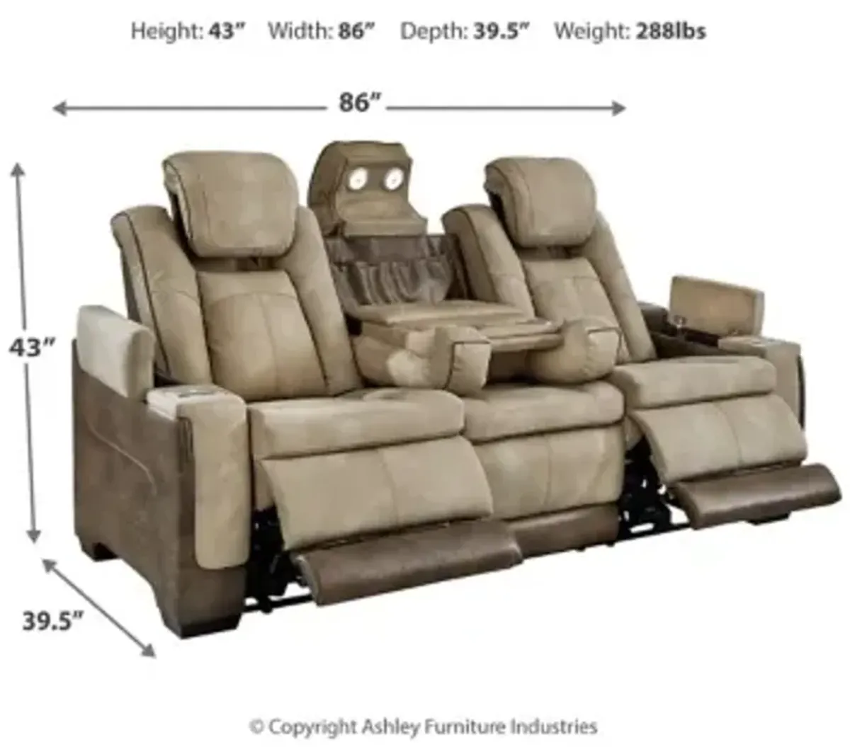 Next-Gen DuraPella Power Reclining Sofa