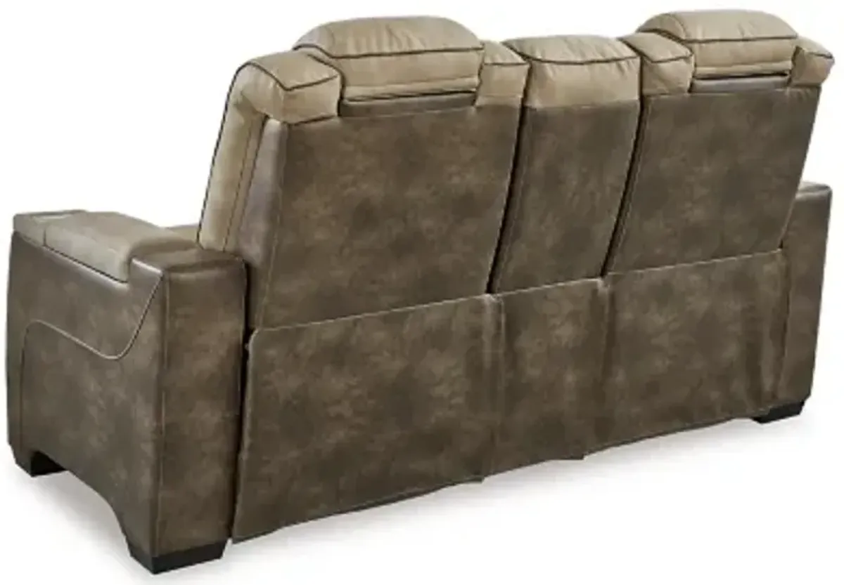 Next-Gen DuraPella Power Reclining Loveseat with Console