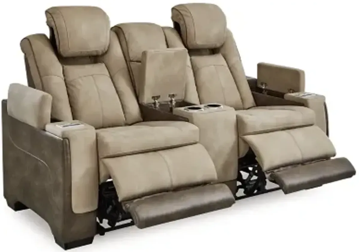 Next-Gen DuraPella Power Reclining Loveseat with Console