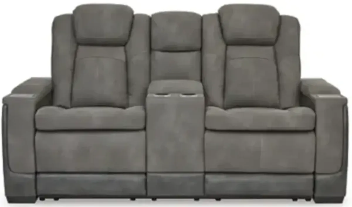 Next-Gen DuraPella Power Reclining Loveseat with Console