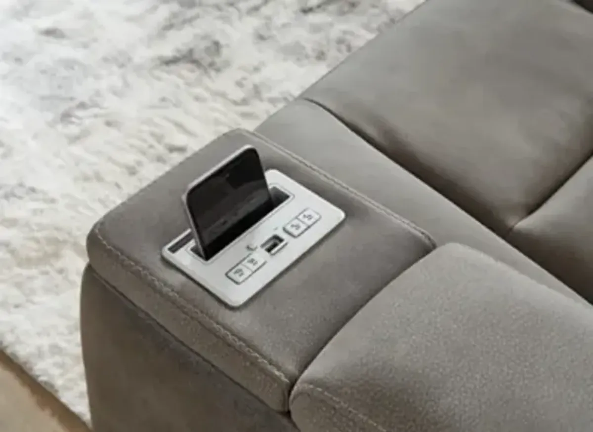 Next-Gen DuraPella Power Reclining Loveseat with Console