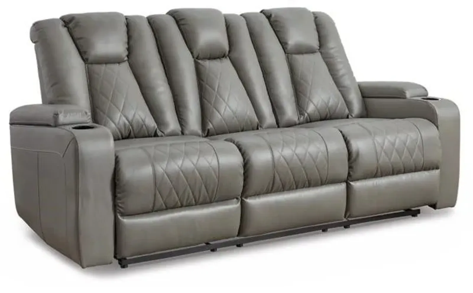 Reclining Sofa With Dropdown Console