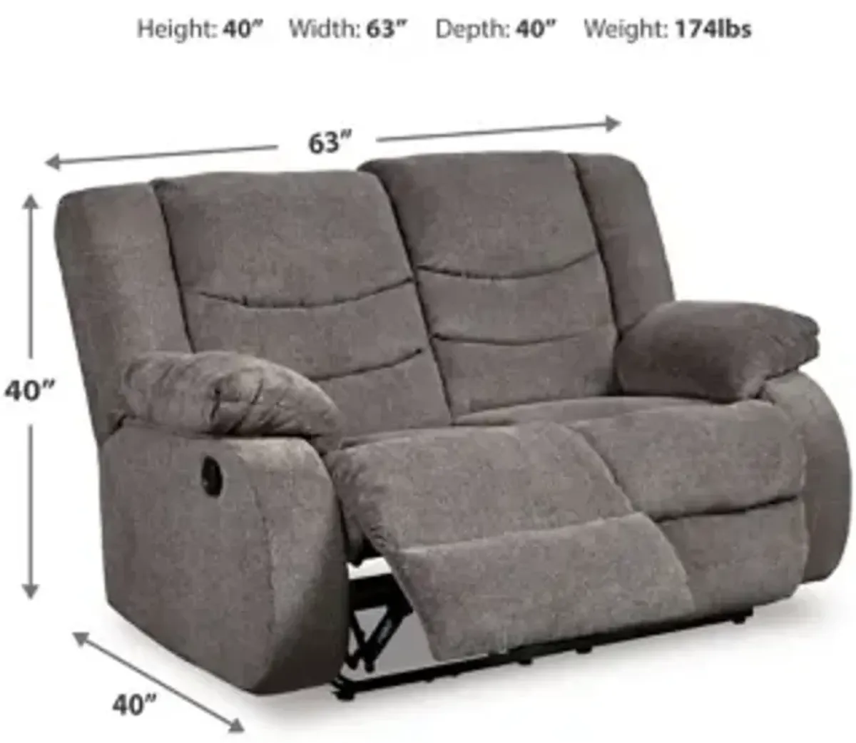 Tulen Reclining Loveseat