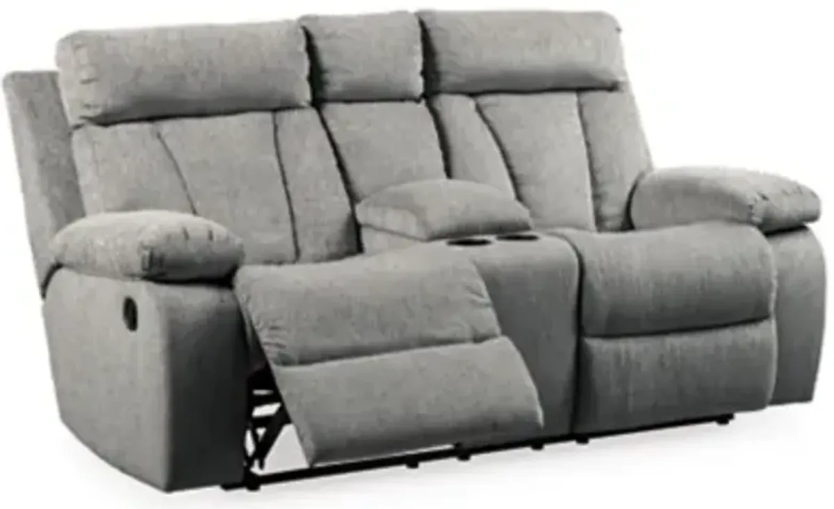 Mitchiner Reclining Loveseat with Console