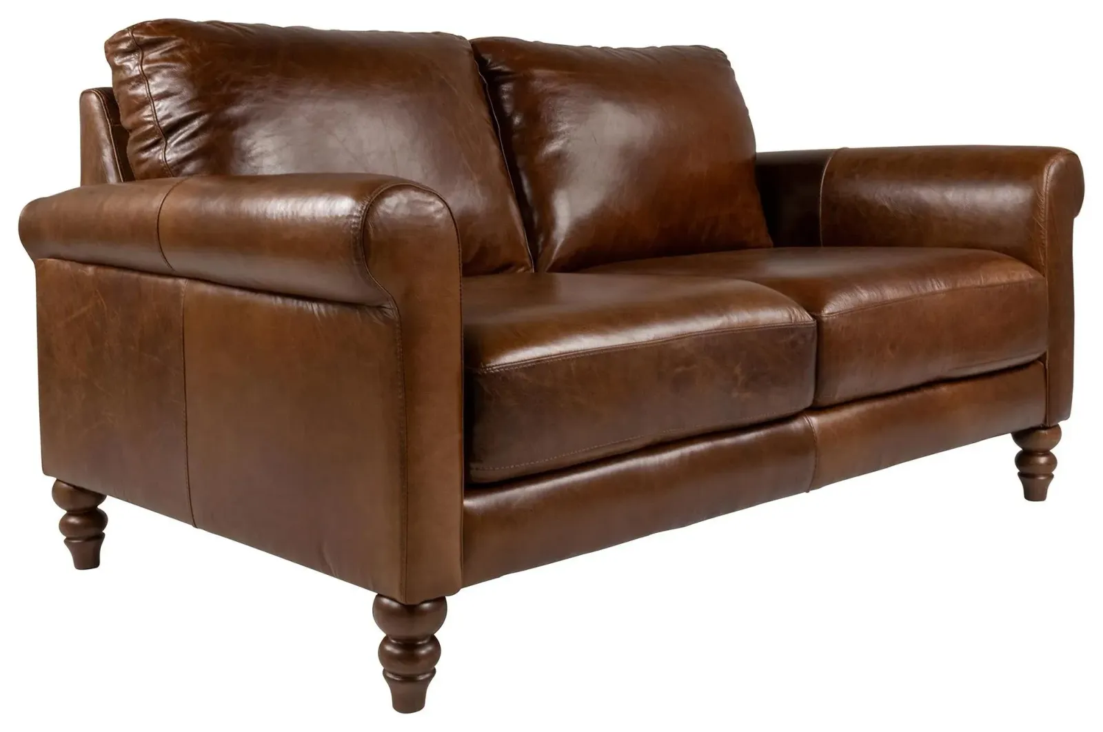 Leather Loveseat