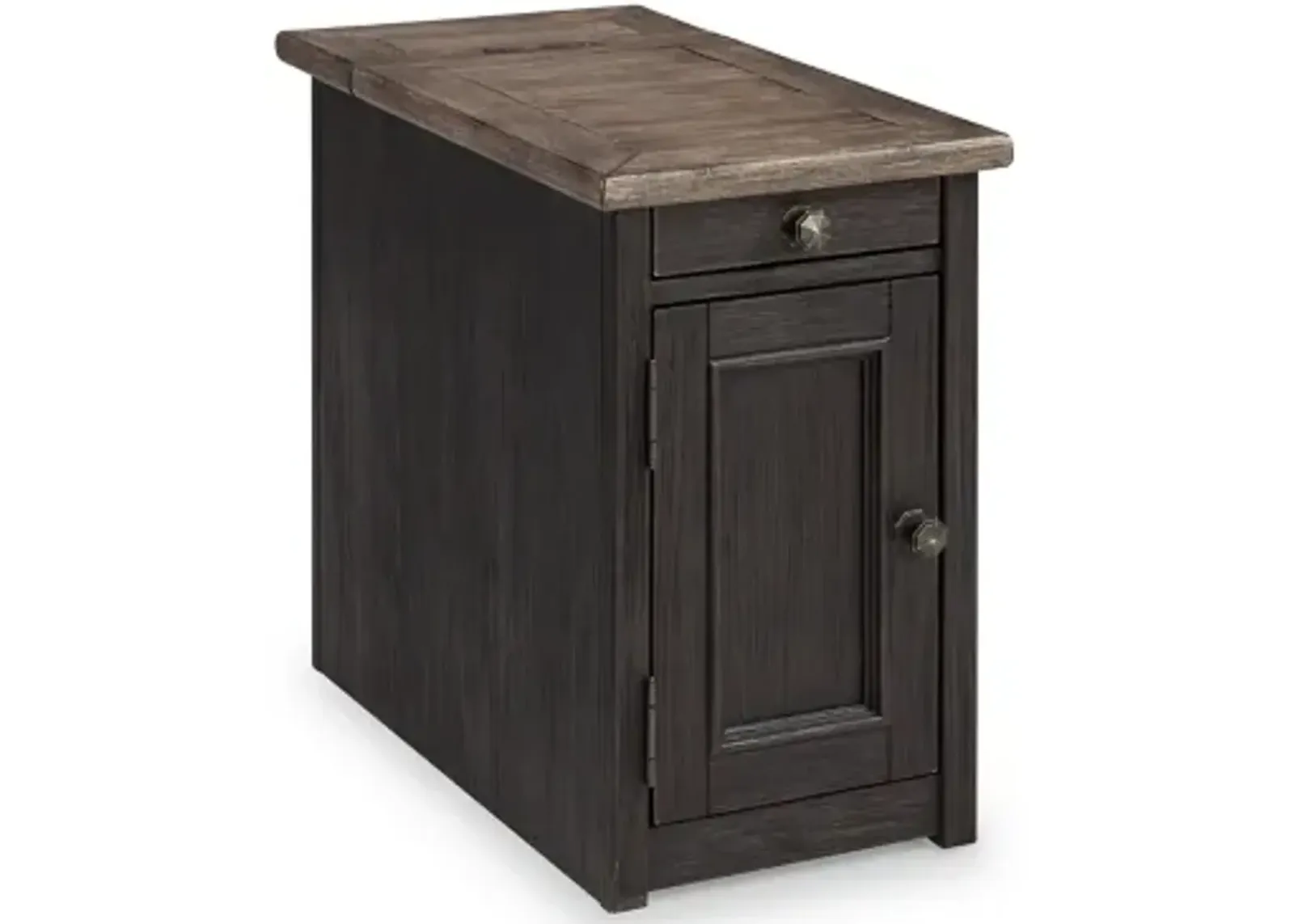 Tyler Creek Chairside End Table with USB Ports & Outlets