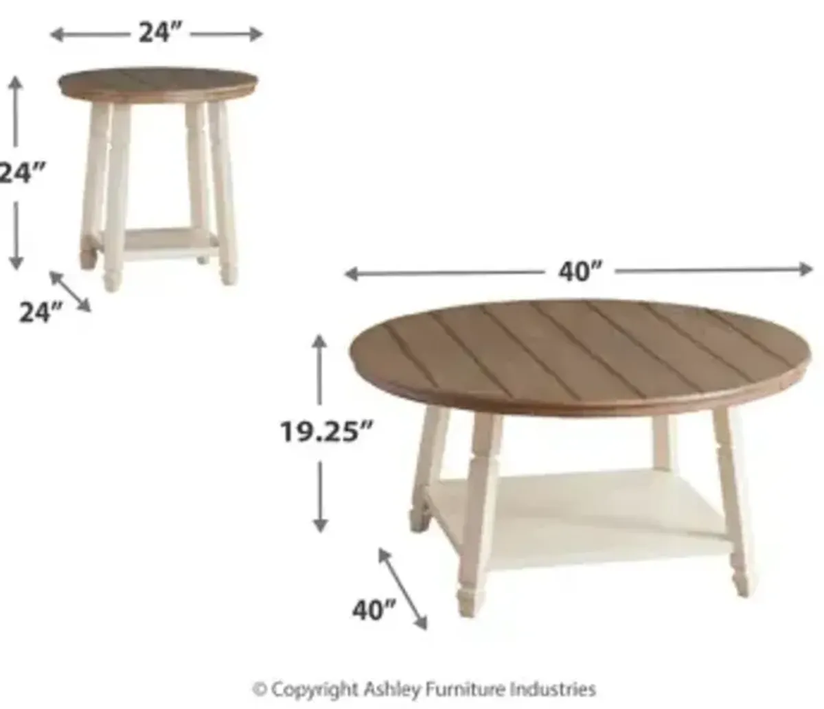 Bolanbrook Table (Set of 3)