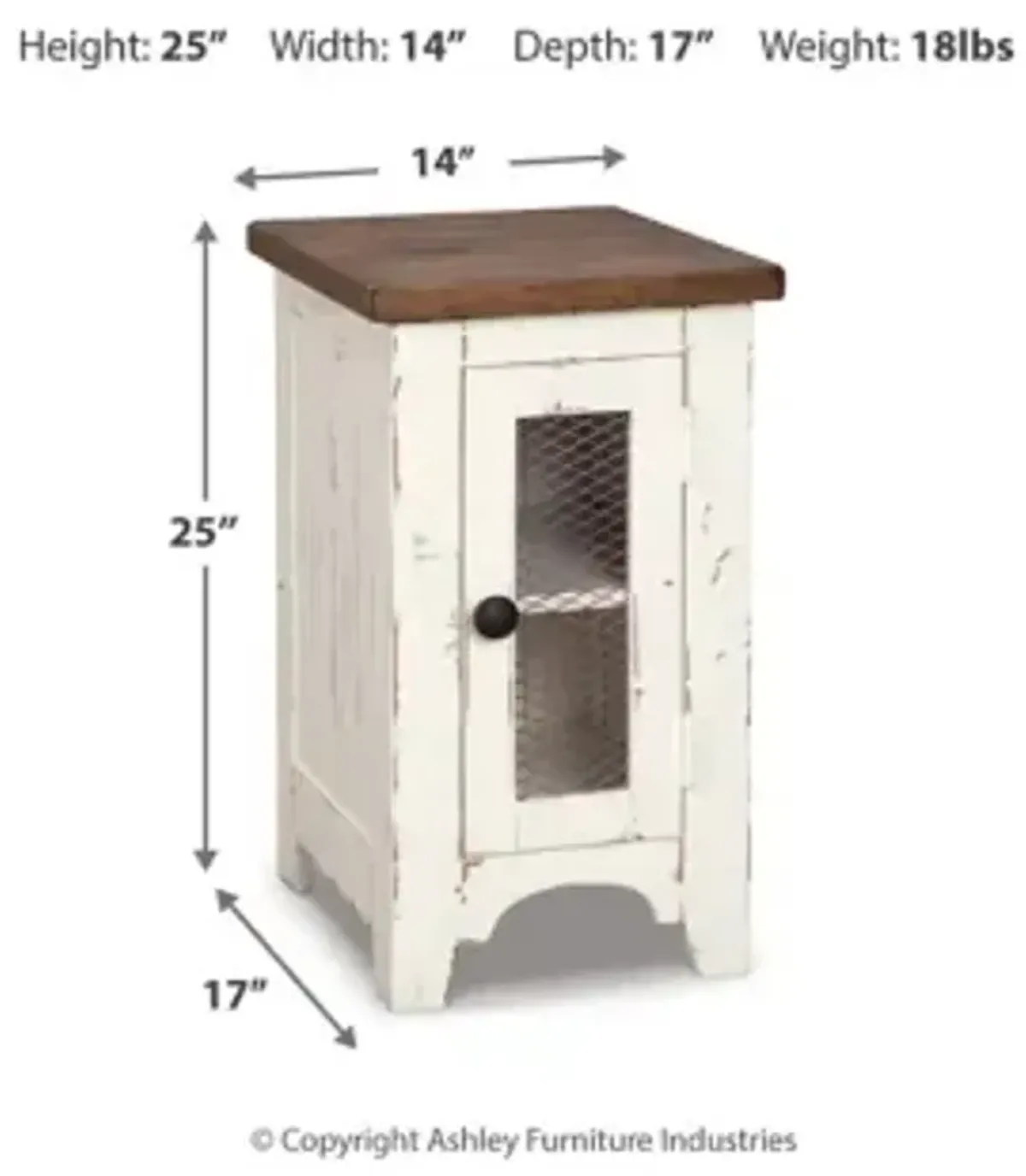 Wystfield Chairside End Table