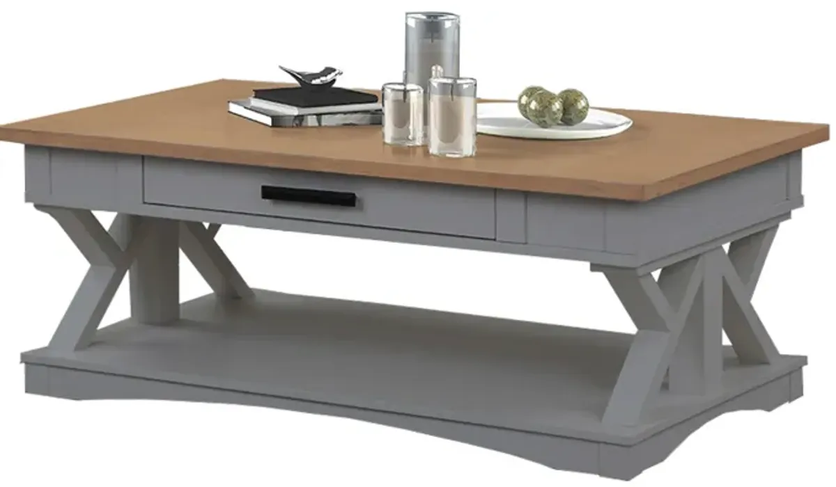 Americana Modern Dove Cocktail Table