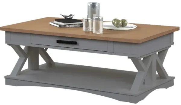 Americana Modern Dove Cocktail Table