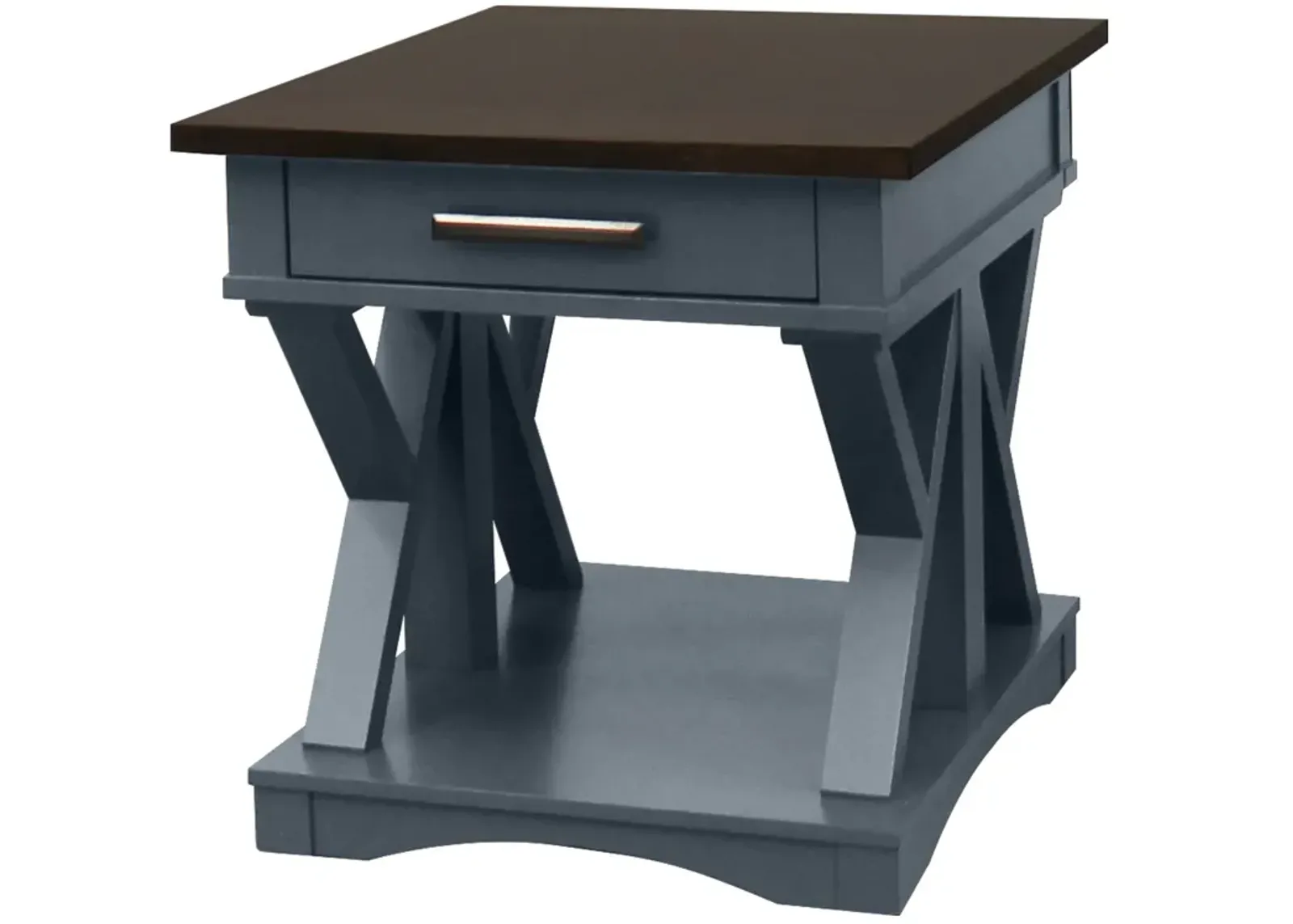 Americana Modern Denim End Table