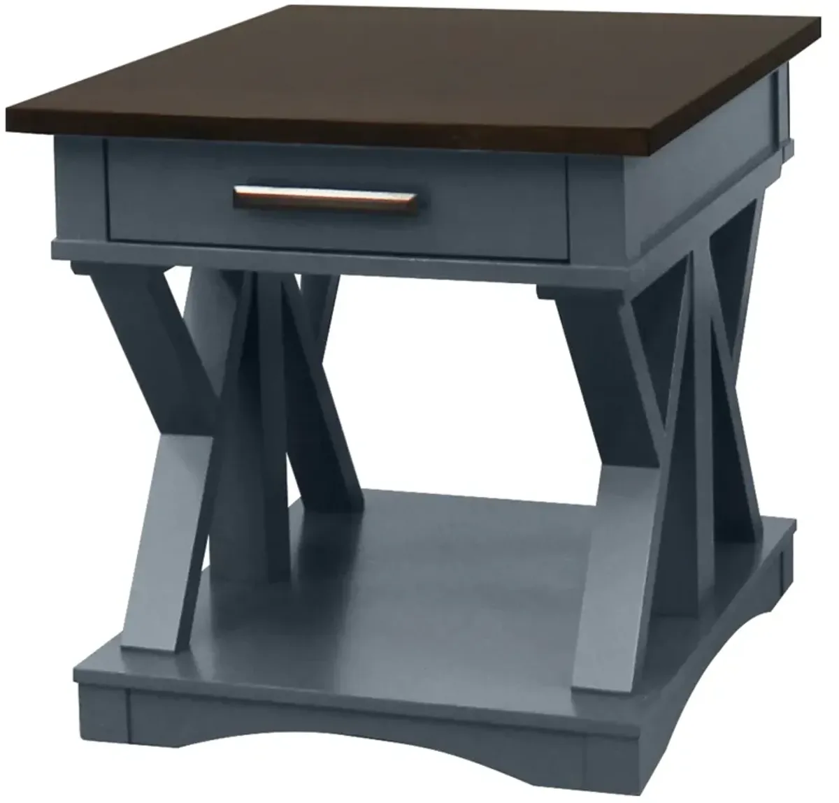 Americana Modern Denim End Table