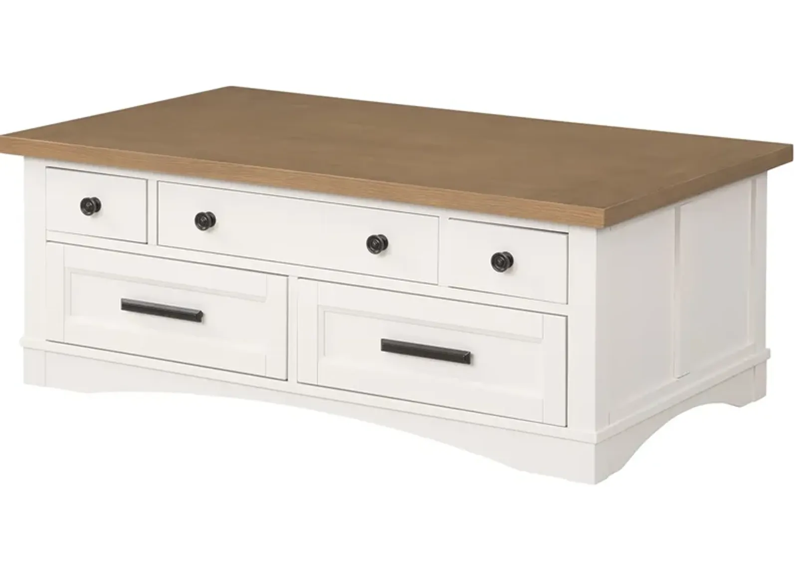 Americana Modern Cotton Cocktail Table with Lift Top