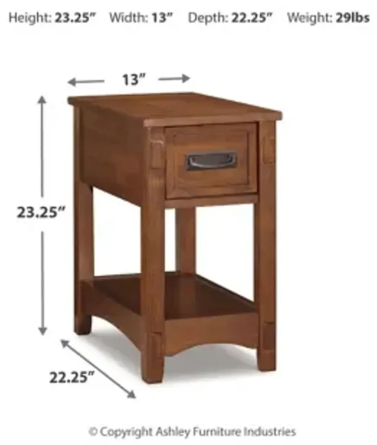 Breegin Chairside End Table