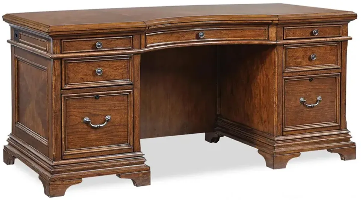 66" Curved Exec Desk