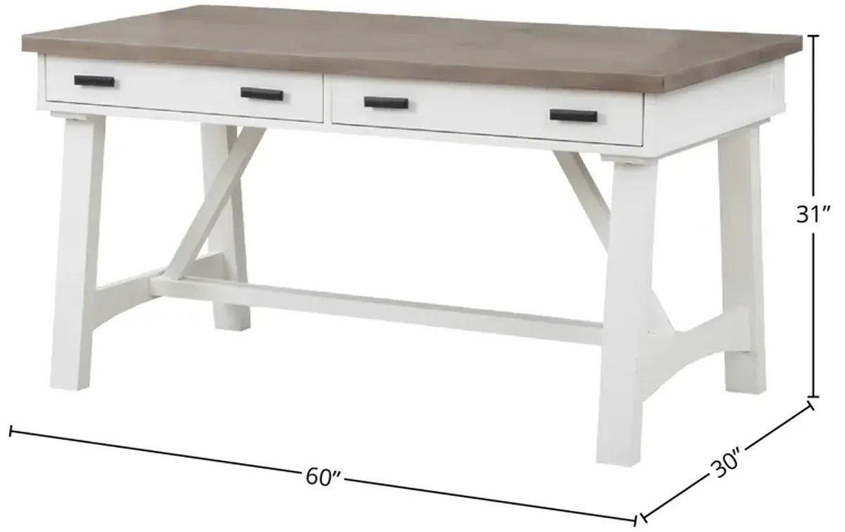 Americana Modern Cotton 60 In. Writing Desk