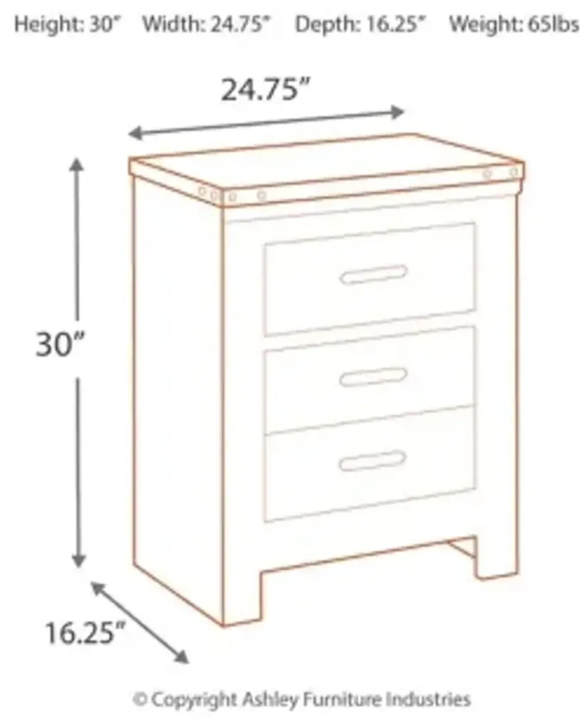 Trinell Nightstand