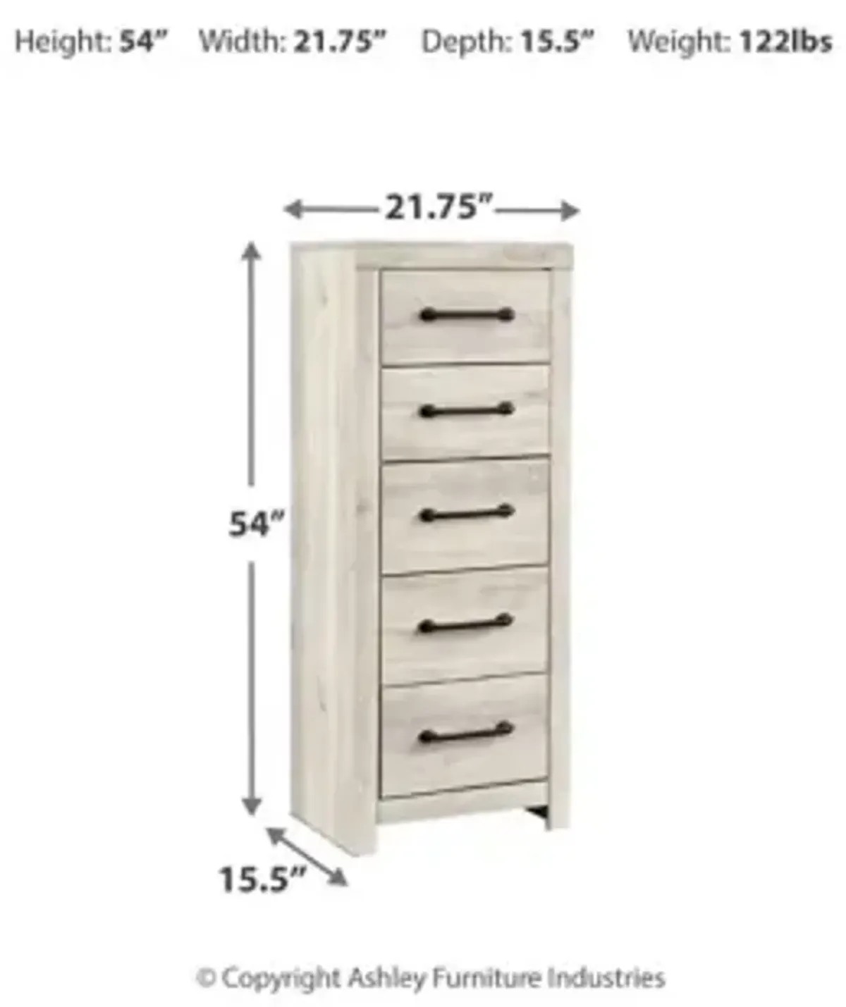 Cambeck Narrow Chest of Drawers