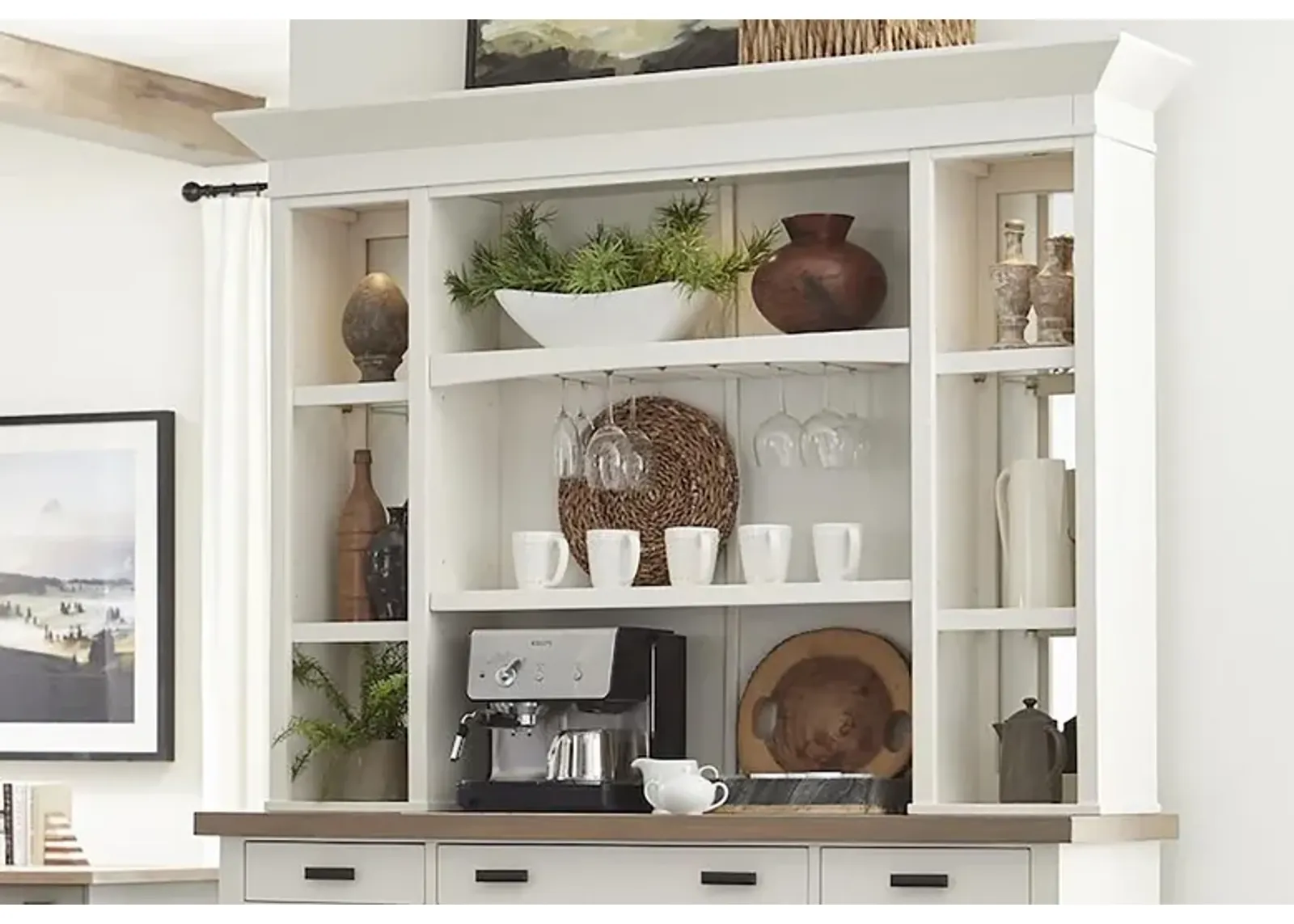 Americana Modern Dining 69 In. Display Hutch