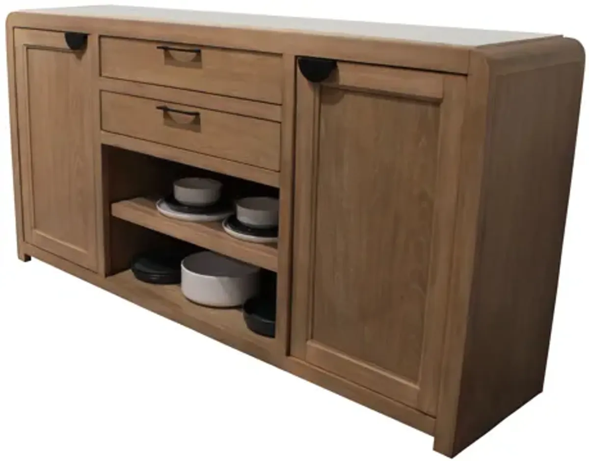 Escape Dining 72 In. Buffet Server with Stone Top