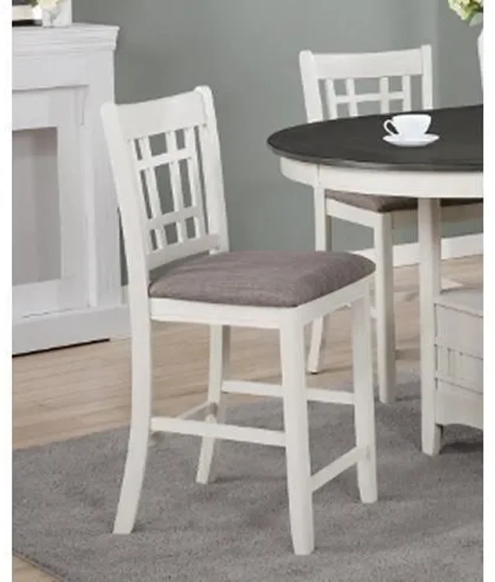 Transitional Counter Height Chair Stool