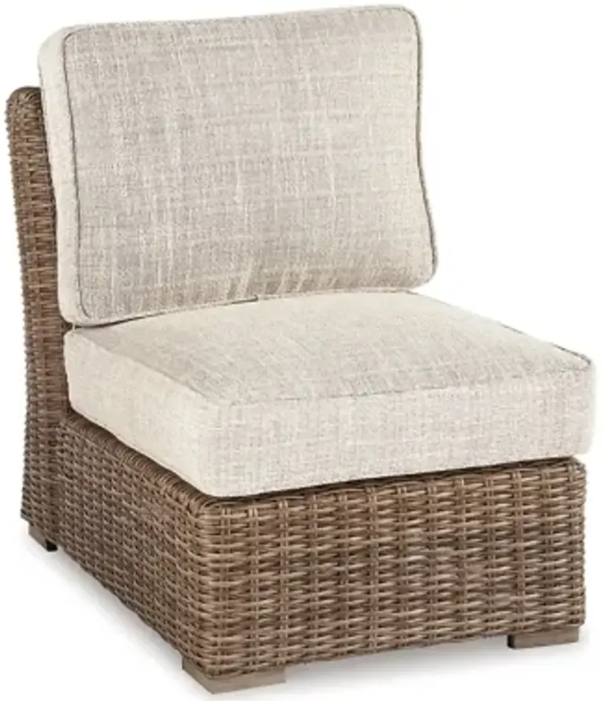 Beachcroft Outdoor Armless Chair with Cushion