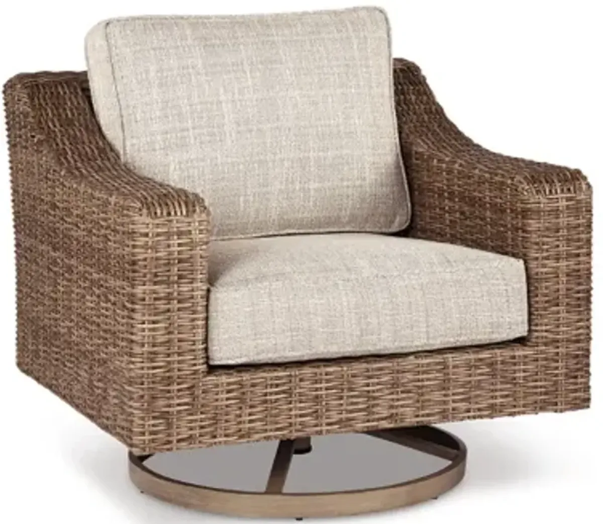 Beachcroft Outdoor Swivel Lounge with Cushion