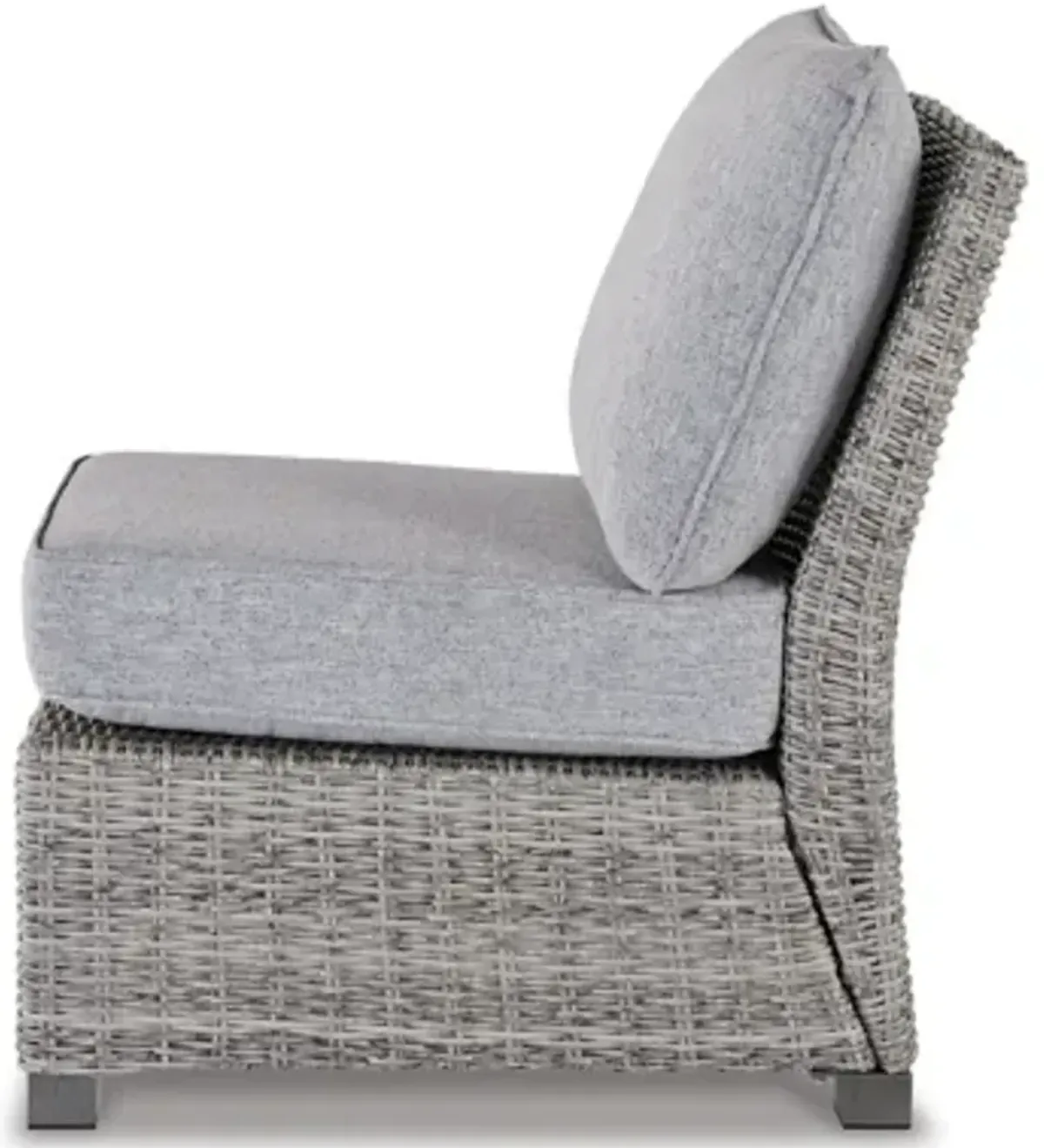 Naples Beach Armless Chair with Cushion